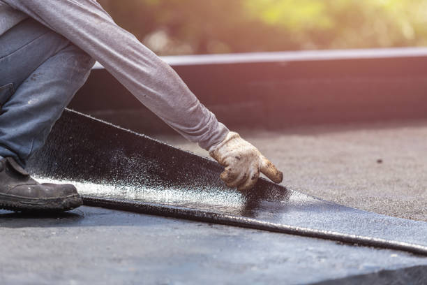 Professional Waterproofing technician working in Vandalia, OH